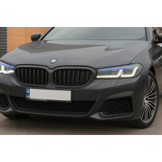 Ніздрі 1 Bar (2021-2026, чорний матовий) для BMW 5 серія G30/G31 рр
