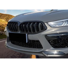 Ніздрі M-Look (2018-2022, чорний глянець) для BMW 8 cерія G14/G15/G16 2018- рр