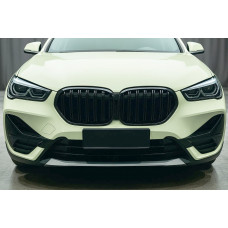 Ніздрі M-Look (2020-2022, чорний глянець) для BMW X1 F48 рр