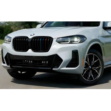 Ніздрі 1 Bar (2021-2026, M-Color) для BMW X3 G01 2018- рр