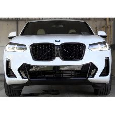 Ніздрі Diamond Black (2021-2026, чорна окантовка) для BMW X3 G01 2018- рр