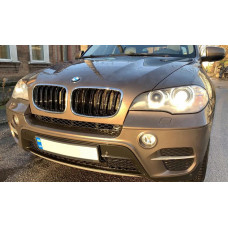 Ніздрі M-Look (чорний глянець з хром окантовкою) для BMW X5 E70 2007-2013 рр