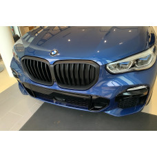 Ніздрі 1 Bar (2019-2022, чорний матовий) для BMW X5 G05 2019- рр