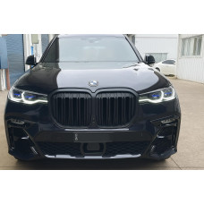 Ніздрі M-Look (2019-2022, чорний матовий) для BMW X7 G07 2019- рр