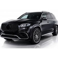 Передня решітка 2019-2023 (GT Panamericana Black) для Mercedes GLS X167 2019- рр