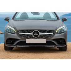 Передня решітка Diamond Silver для Mercedes SLC R172 2016-2020 рр