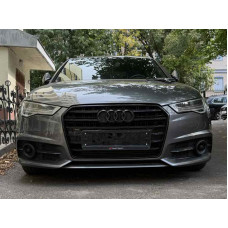 Передня чорна решітка S-Style (2014-2017) для Ауди A6 C7 рр