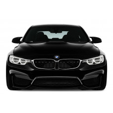 Ніздрі M-Look (для F80, чорний глянець з хром окантовкою) для BMW 3 серія F30/F31 2012-2019 рр