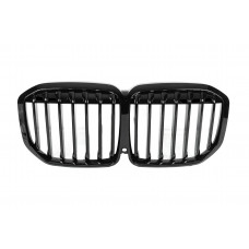 Ніздрі 1 Bar (2019-2022, чорний глянцевий) для BMW X7 G07 2019- рр