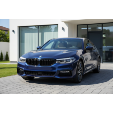 Ніздрі M-Look V2 (2021-2023, чорний глянець) для BMW 5 серія G30/G31 рр