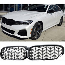 Ніздрі Diamond Silver (2021-2023) для BMW 5 серія G30/G31 рр