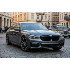 Ніздрі M-Look (2019-2022, чорний глянець) для BMW 7 серія G11/G12 рр