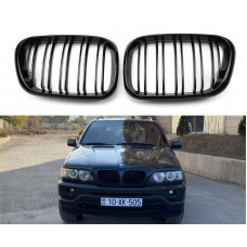 Ніздрі M-Look (1999-2003, чорний глянець) для BMW X5 E53 рр