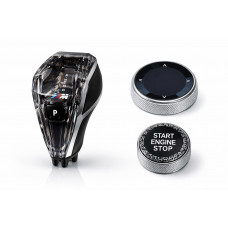 Комплект кришталевих елементів салону (селектор АКПП -2026 кнопки) для BMW X3 G01 2018- рр