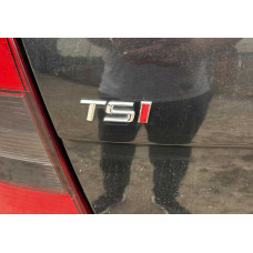 Напис TSI (під оригінал) TS-хром, I-червона для Volkswagen Passat B7 2012-2015 рр