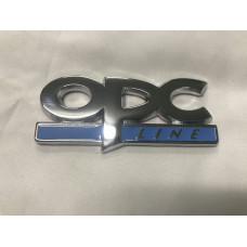 Металевий шильдик OPC Line (Хром) для Opel