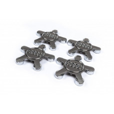 Заглушки у диски зірка (4 шт, ABS) для Ауди