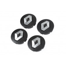 Ковпачки диски чорні 5882B (56мм на 52мм, 4 шт) для Renault