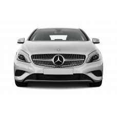 Передня решітка Diamond Silver (2012-2015) для Mercedes A-сlass W176 рр