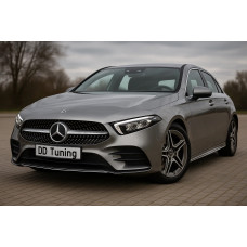 Передня решітка Diamond Silver (для 2018-2022) для Mercedes A-сlass W177 2018- рр